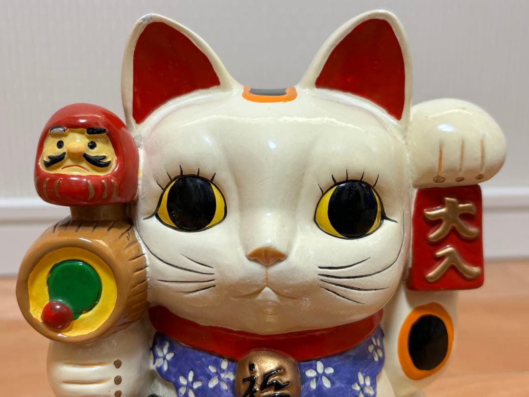 招き猫 子猫沢山 大入 合格 めで鯛 福 だるま 小槌 貯金箱
