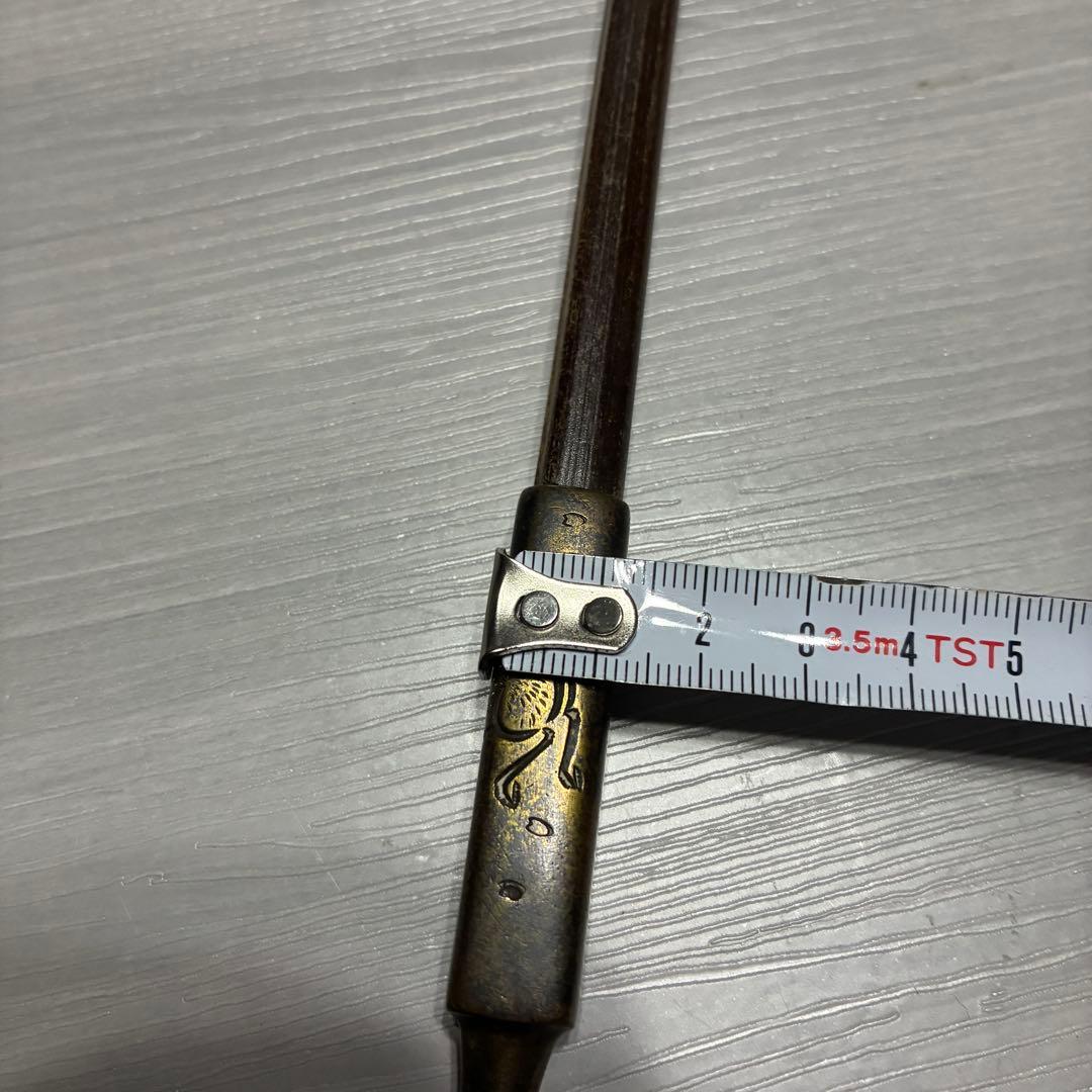 馬？彫刻装飾　喫煙具 キセル　煙管　古道具　年代物　動物　インテリア