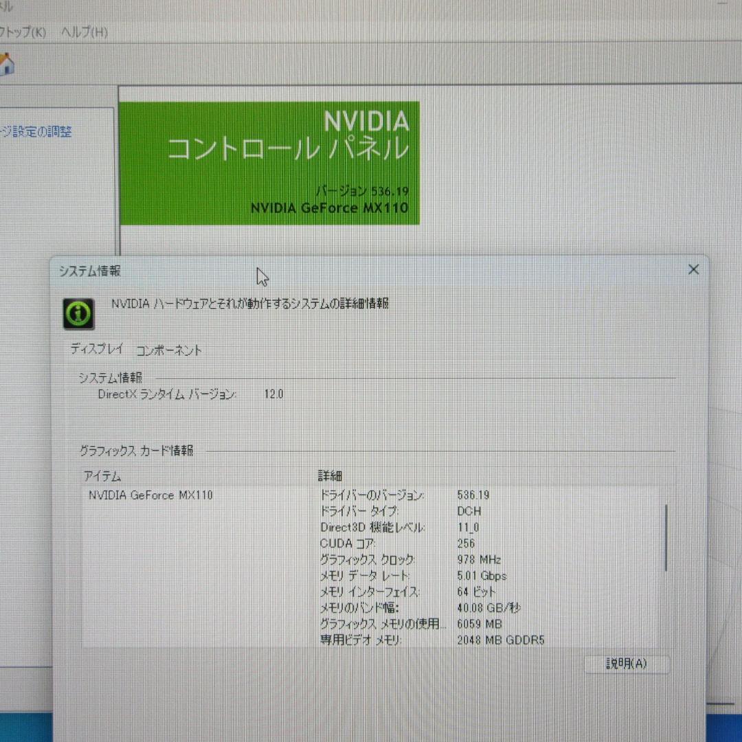 大画面！Win11公式対応10世代i5/メ8G/SSD/グラボ/無線/HDMI