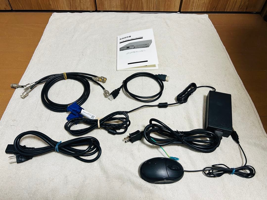 【高画質】フルHD防犯カメラ一式セット(レコーダー カメラ3台 電源ユニット)