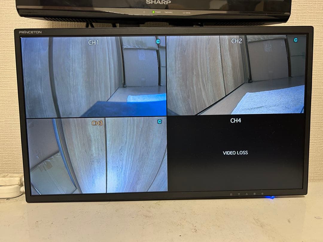 【高画質】フルHD防犯カメラ一式セット(レコーダー カメラ3台 電源ユニット)