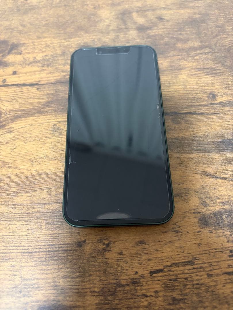 [中古]iPhone13mini グリーン128GB 最大充電72%SIMフリー