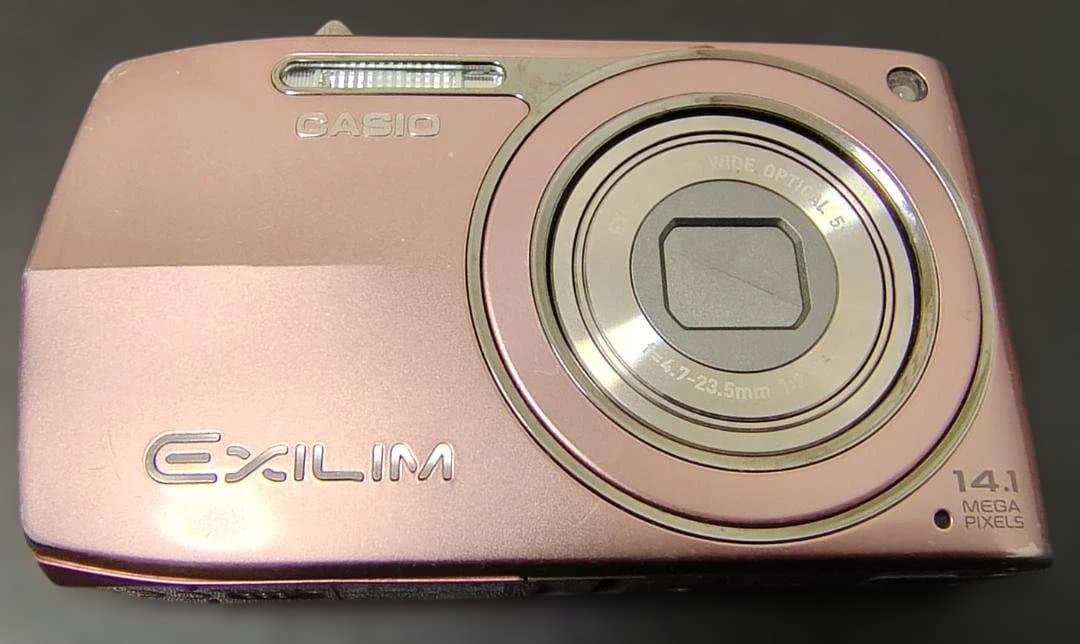 CASIO EXILIM 14.1メガピクセル コンパクトデジタルカメラ ピンク