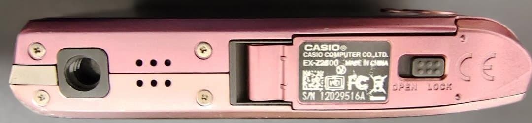 CASIO EXILIM 14.1メガピクセル コンパクトデジタルカメラ ピンク