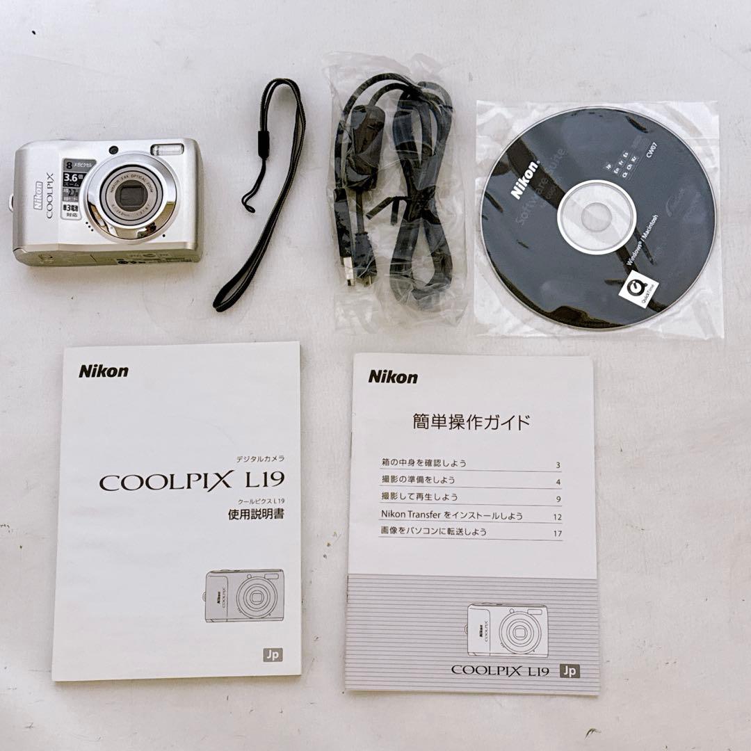 【美品】Nikon ニコン コンパクトデジタルカメラ COOLPIX L19