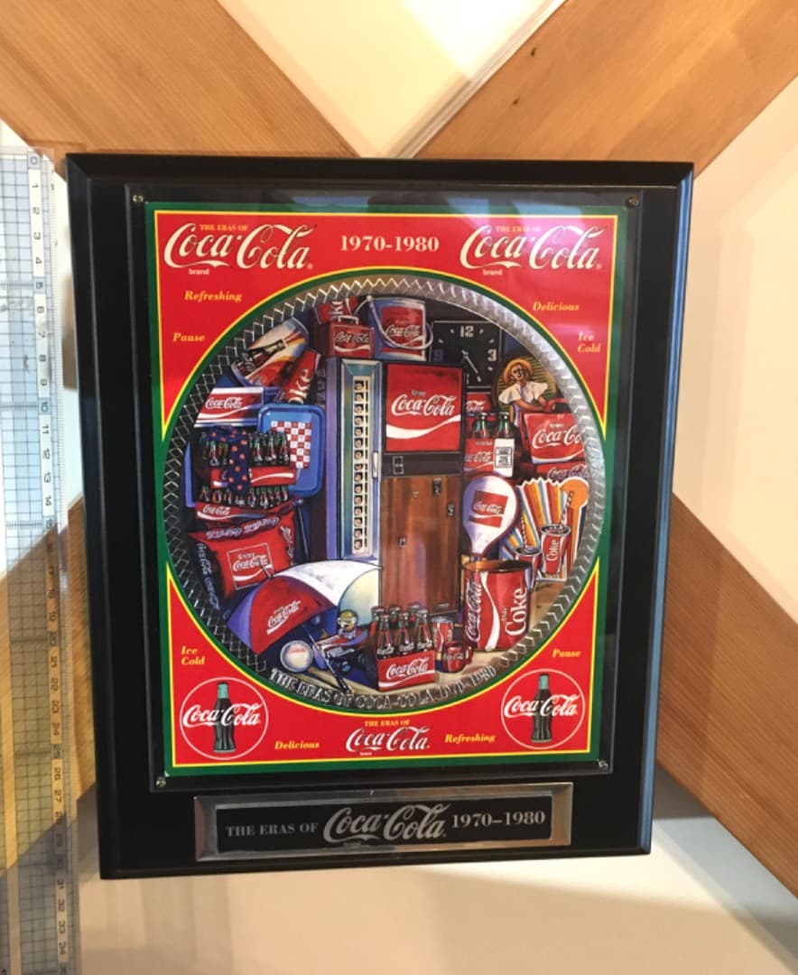 ○美品 Coca-Cola コレクターズプレート コカコーラ 1970-1980