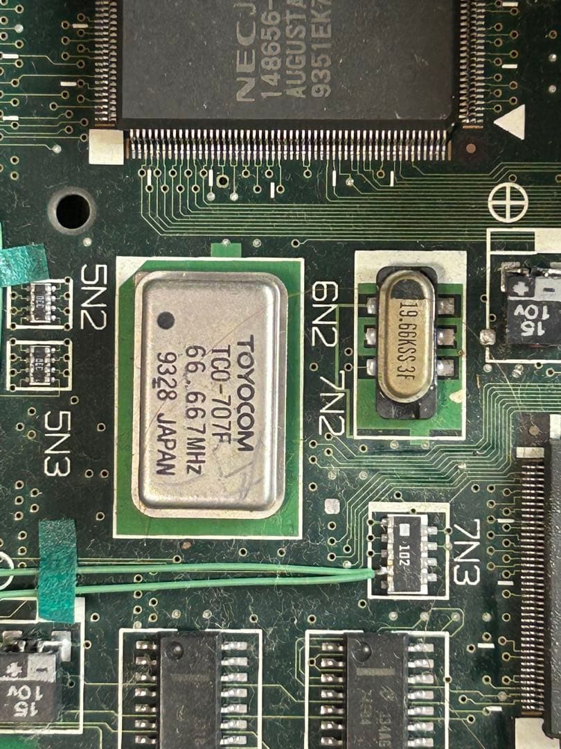 NEC PC-98用 初期 マザーボード Intel薄紫セラミックICチップ付き