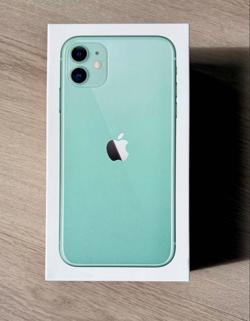 iPhone11 グリーン 箱付き バッテリー76%