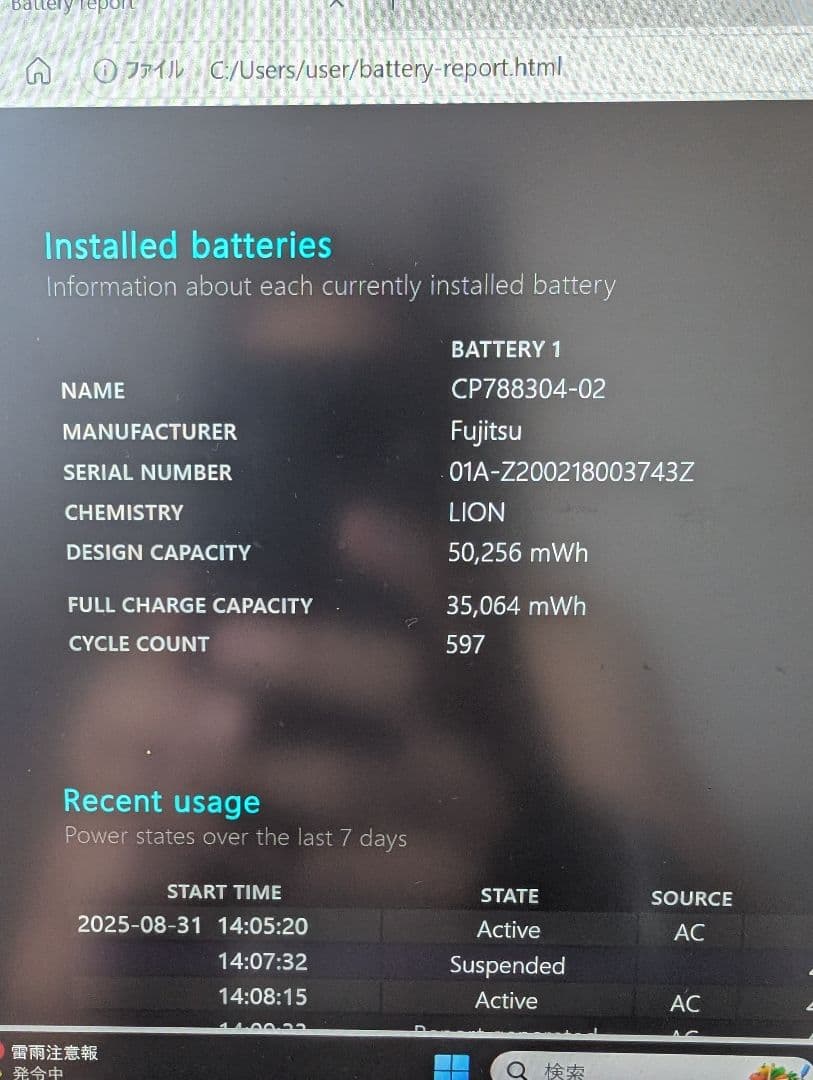 軽量薄型☆富士通 U939Core i5-8365U 8GB SSD256