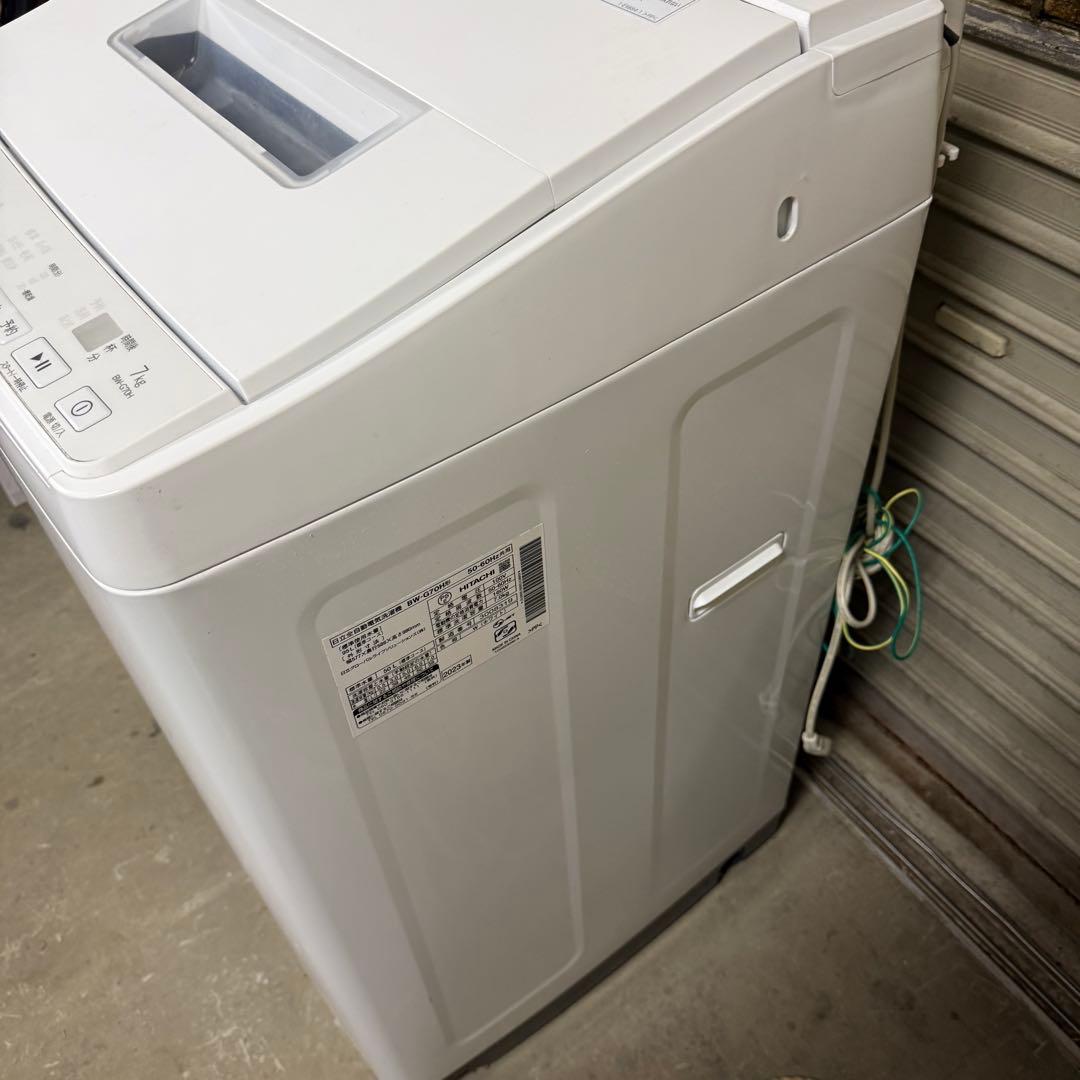 洗濯機　HITACHI BW-G70H 2023年製