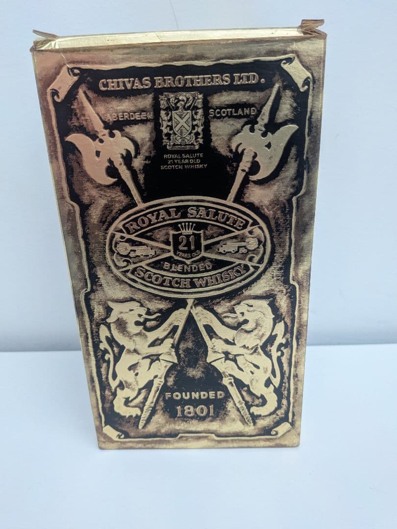 【未開栓】古酒ロイヤルサルート 21年青陶器700ml40％スコッチウイスキー