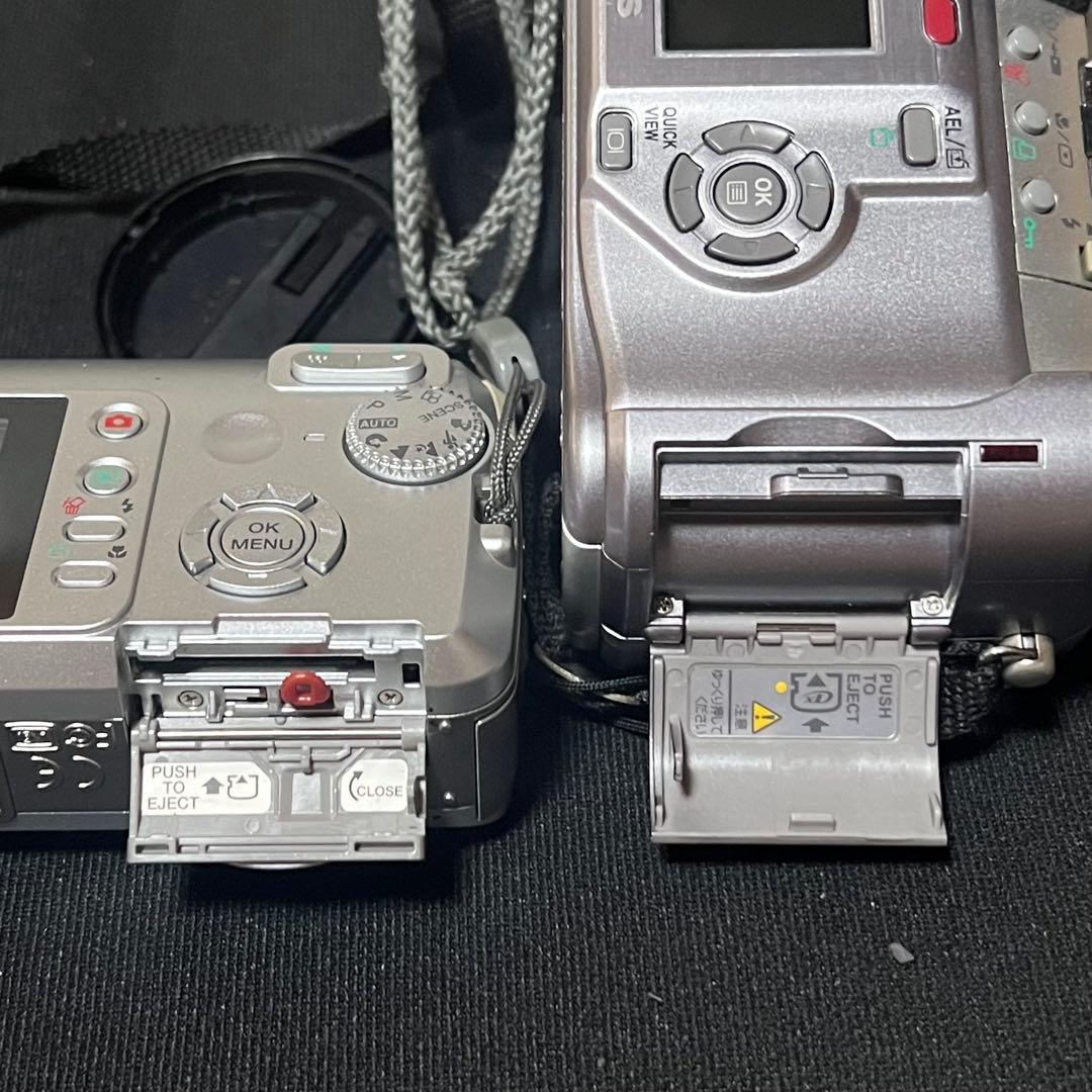 オリンパス　CAMEDIA コンデジ2台　C-755、C-500 動作品