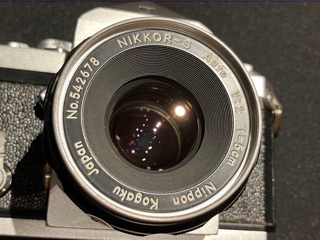 Nikon F 初期型 NIKKOR-S 50mm f/2付き