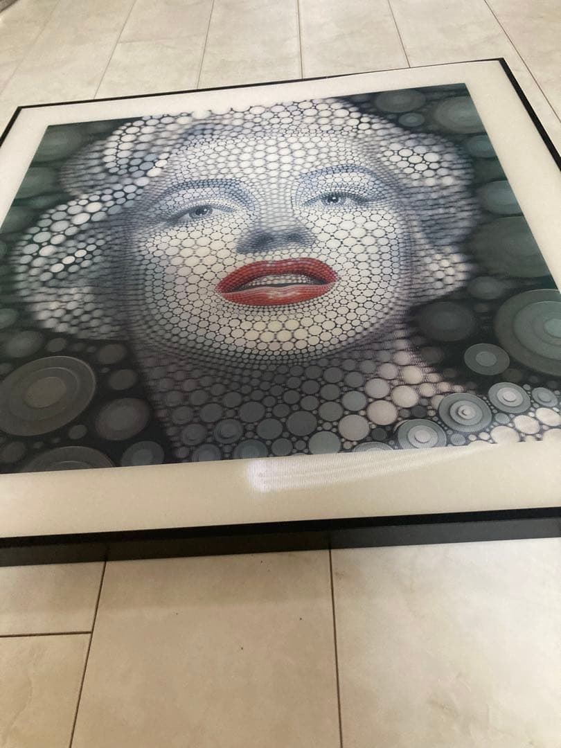 KARE マリリンモンロー　3D 作品 60x60cm