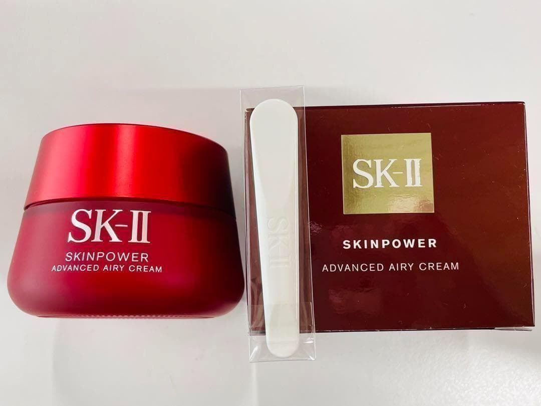 SK-II スキンパワー アドバンスト エアリークリーム80g *スパチュラ付き