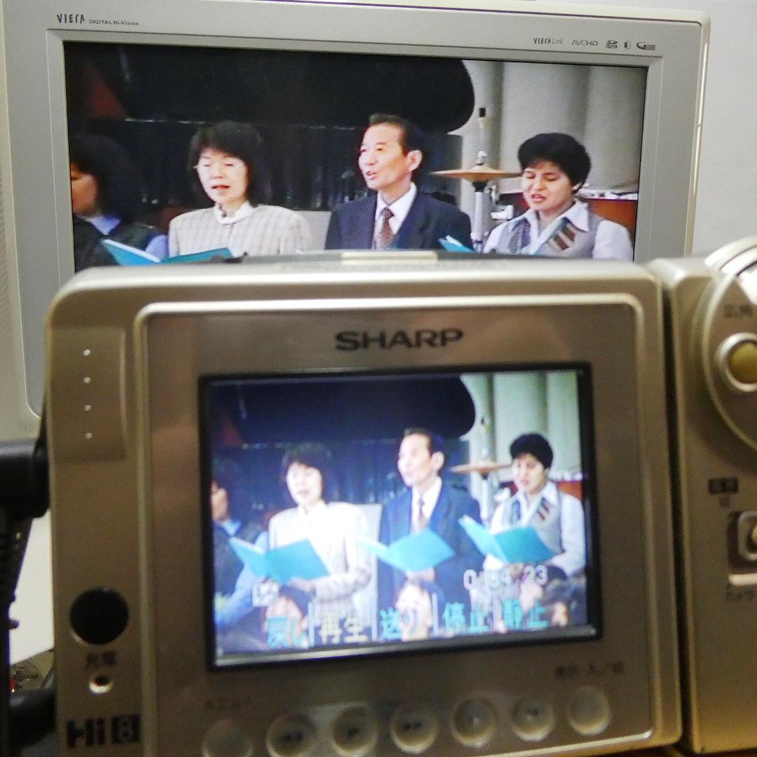シャープVL-EH500 【動作良好】 VideoHi8ビデオカメラ　ダビングに