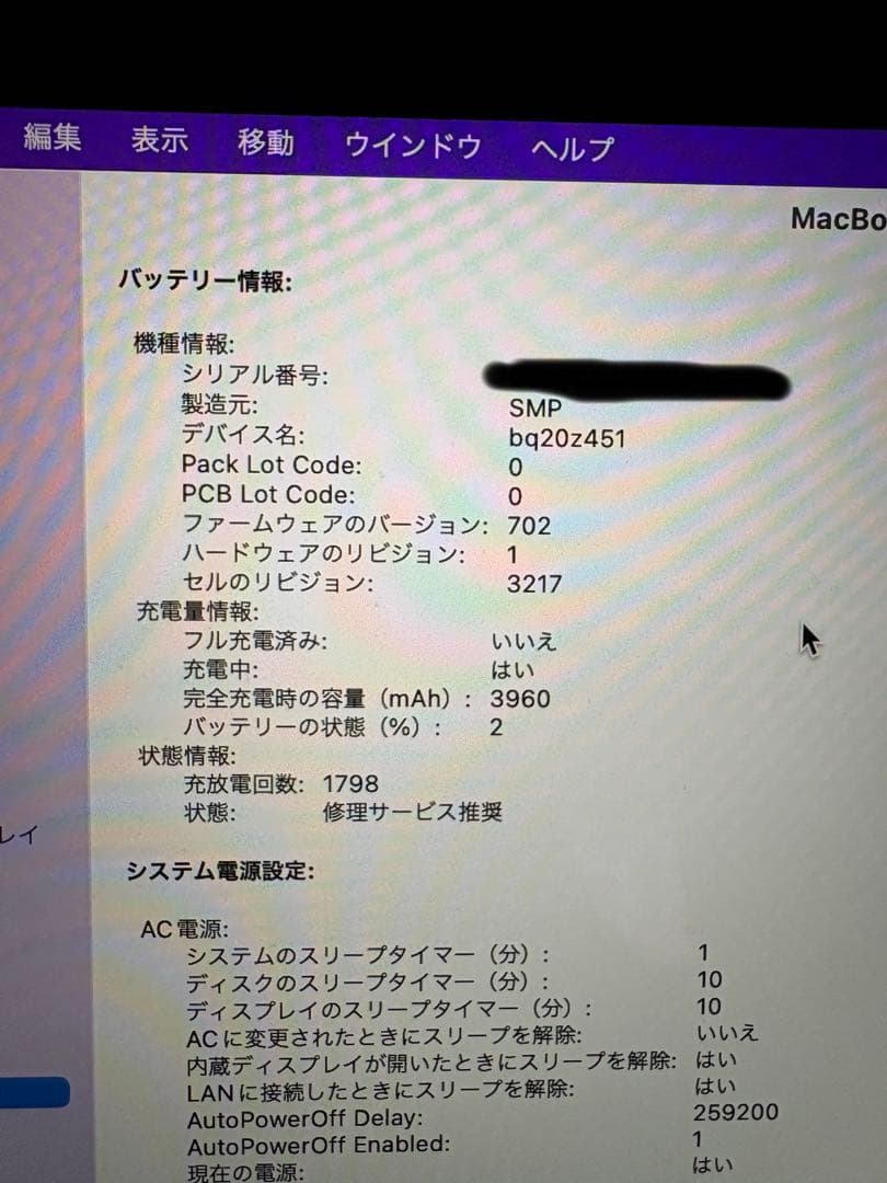 【Apple】MacBook Pro (13-inch. Early 2015)