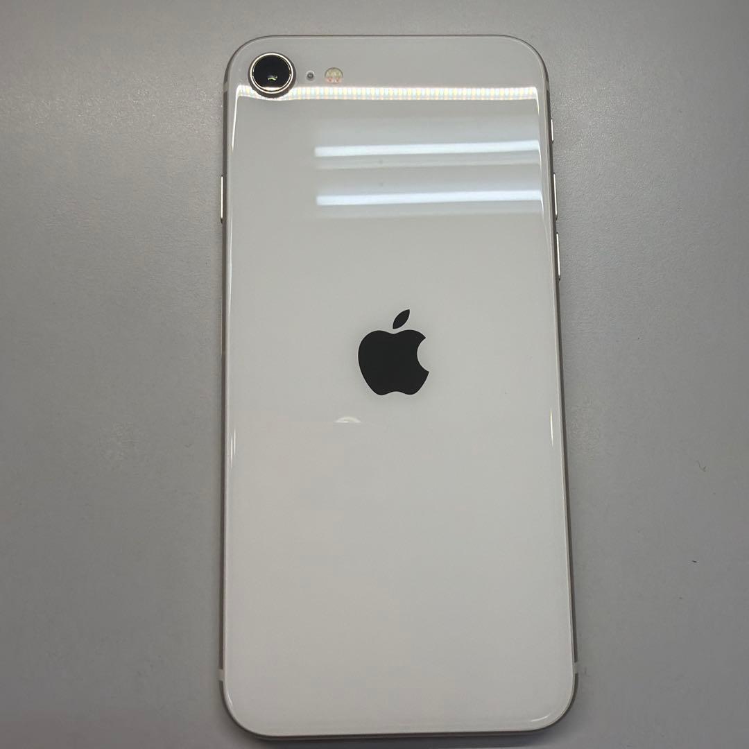 訳あり iPhone SE3 64GB スターライト 85% ホームボタンカケ