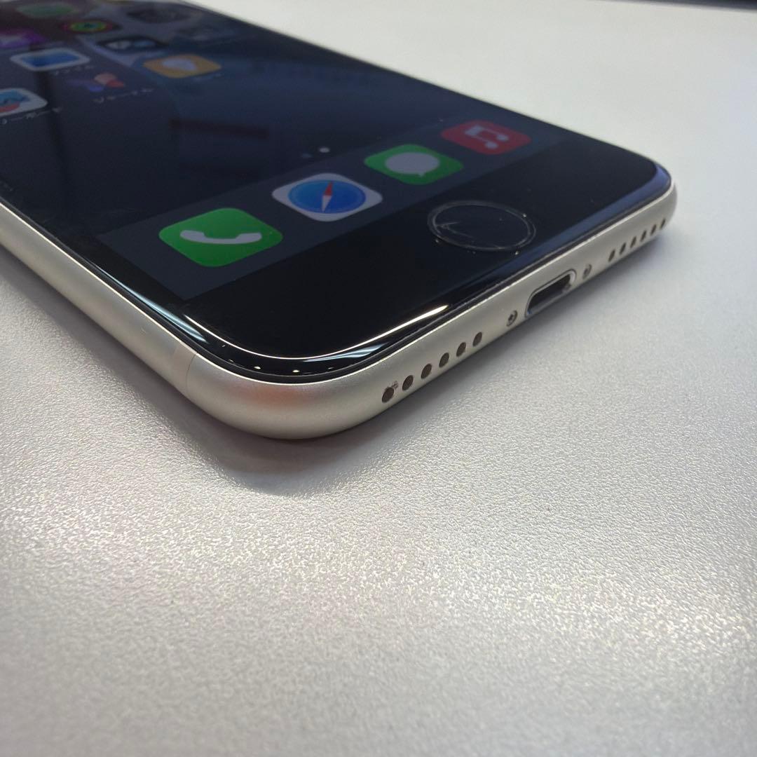 訳あり iPhone SE3 64GB スターライト 85% ホームボタンカケ