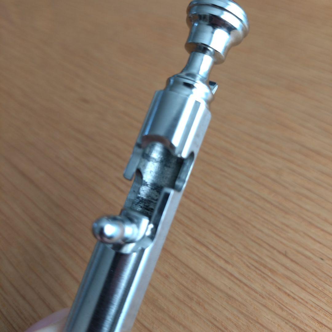 中山英俊　ボールペン　ステンレス　ボルトアクション　削り出し　ペン　金属