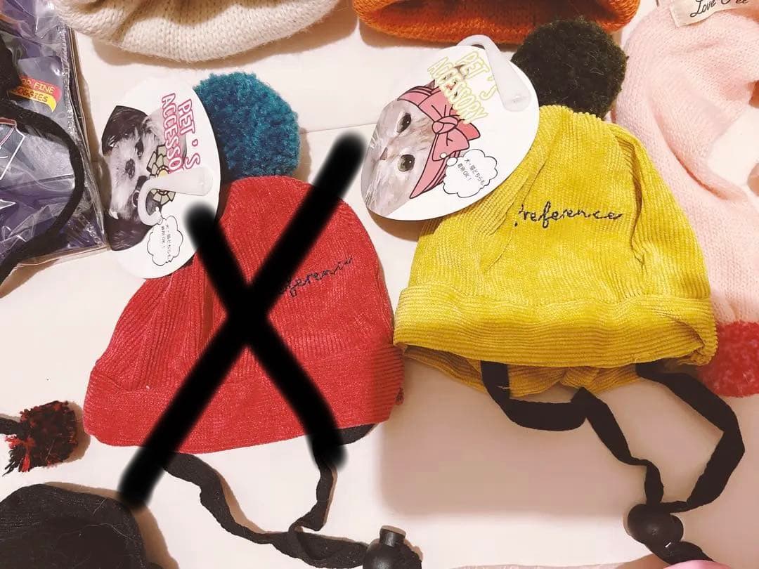 ペット　ニット帽　マフラー　犬　猫　帽子　靴下　靴　キャスケット　毛糸　キャップ