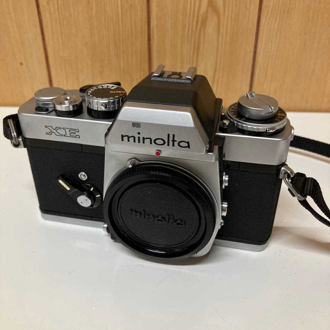E124 【動作未確認】 minolta ミノルタ XE 一眼レフカメラ
