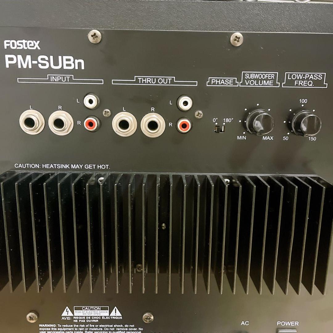 FOSTEX フォステクス PM-SUBn アクティブ サブウーファー 大人気
