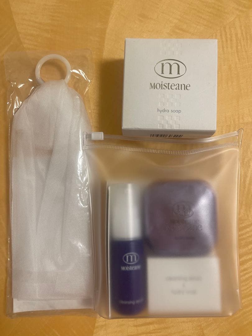 【新品未開封】モイスティーヌ 洗顔セット＋ヒドラソープ90g ネット付
