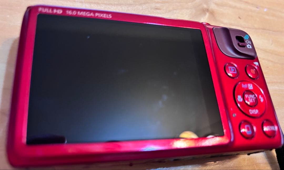 中古デジタルカメラ　デジカメ　赤　キャノン　canon 18× SX600HS