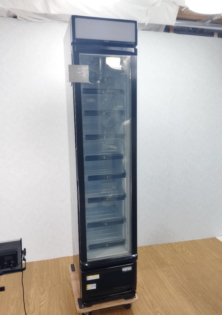 K♢078 JCM 縦型冷凍ショーケース RITCS-133H ブラック