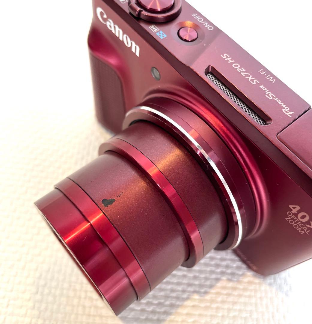 Canon SX720 HS 赤 コンパクトデジタルカメラ 充電器付き
