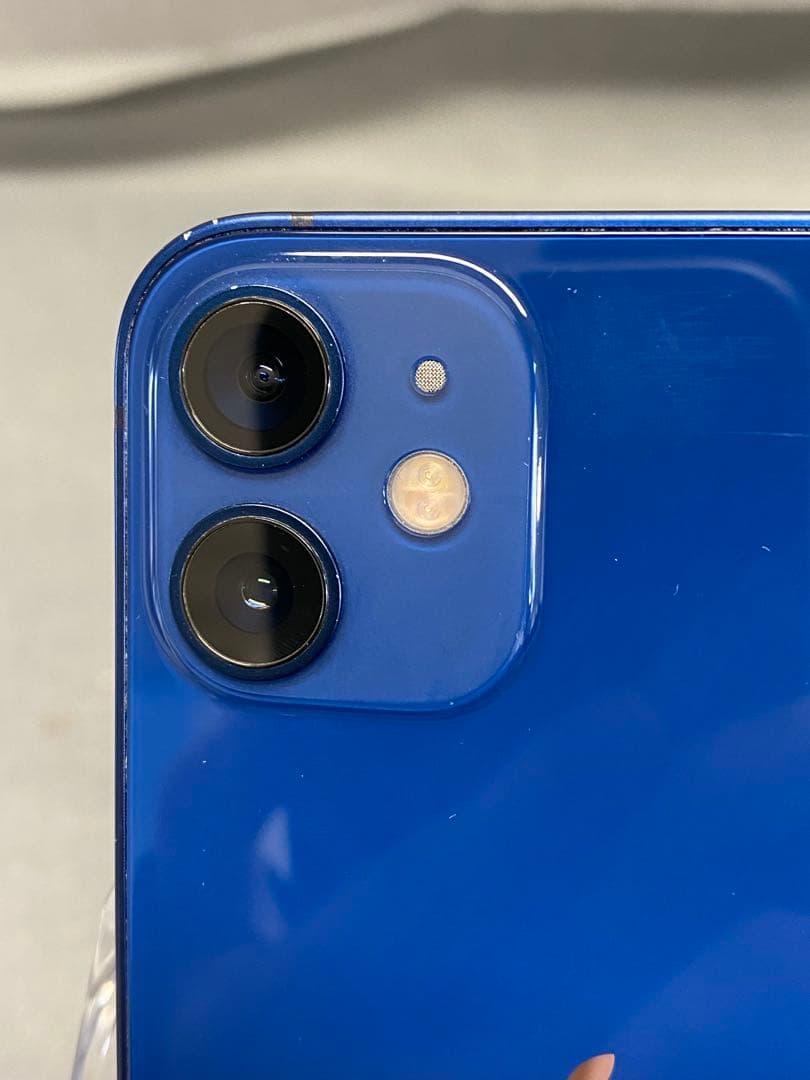 美品中古　国内版　SIMフリー　iPhone12mni 64GB ブルー色