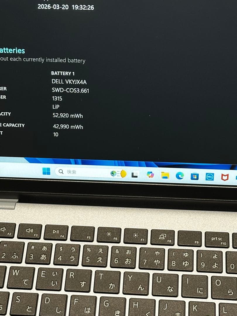 DellノートInspiron 5445 Ryzen7 8840U 美品