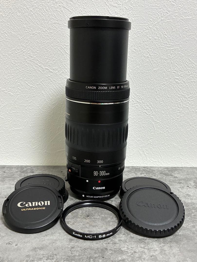 ⭐️美品⭐️Canon EF90-300 USM & EF-EOS M アダプター