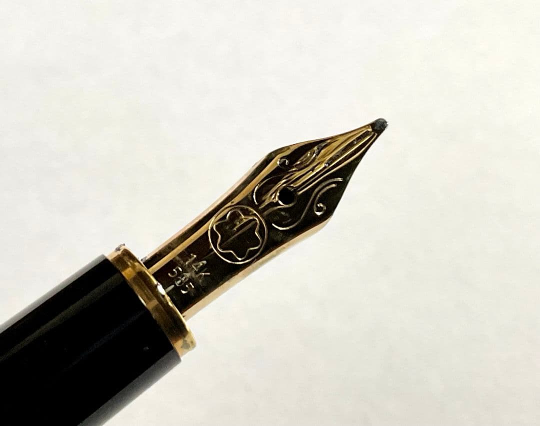 モンブラン 万年筆 ノブレスオブリージュ ゴールド ブラック　14K 585
