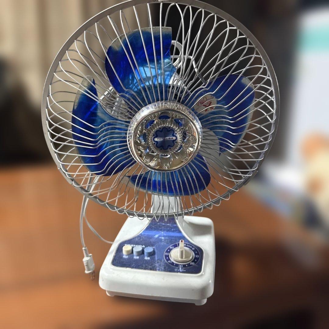 【希少】昭和レトロ感満載　東芝 扇風機　f-111b toshiba