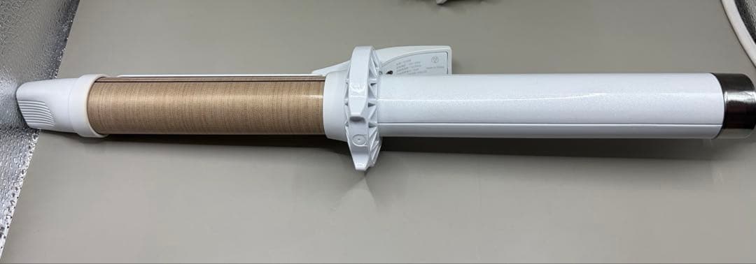 『超美品』KINUJO カールヘアアイロン ホワイト　28mm