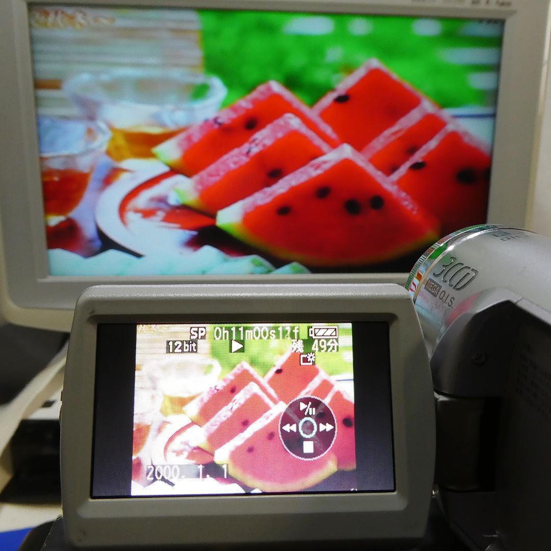 パナソニック NV-GS300動作良好 MiniDVビデオDVDダビングに最適