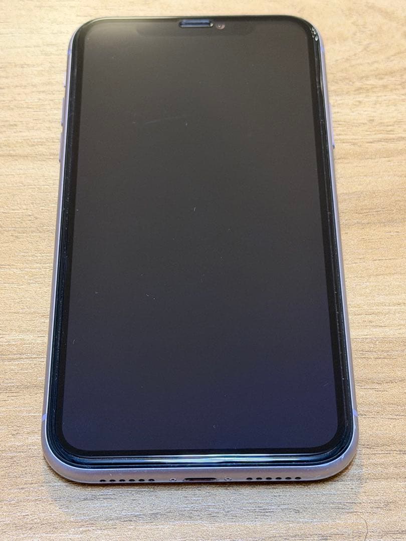 【SIMロック解除済】iPhone 11本体64GB パープル　eSIM設定済