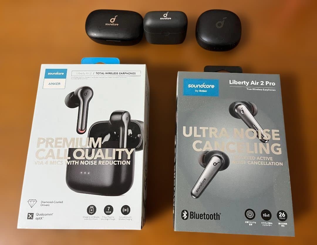 Anker / ワイヤレスイヤホン♪ （3点セット）