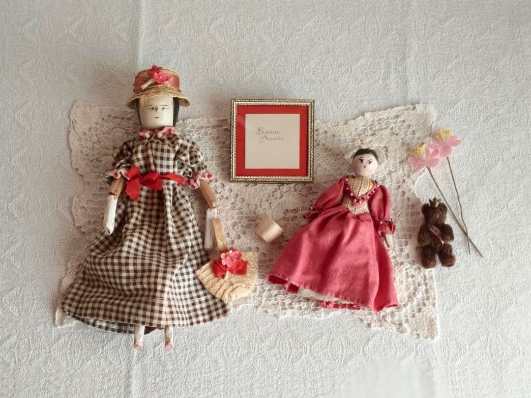 * antique doll ୨୧ .·*° .·*° アンティーク ペグドール