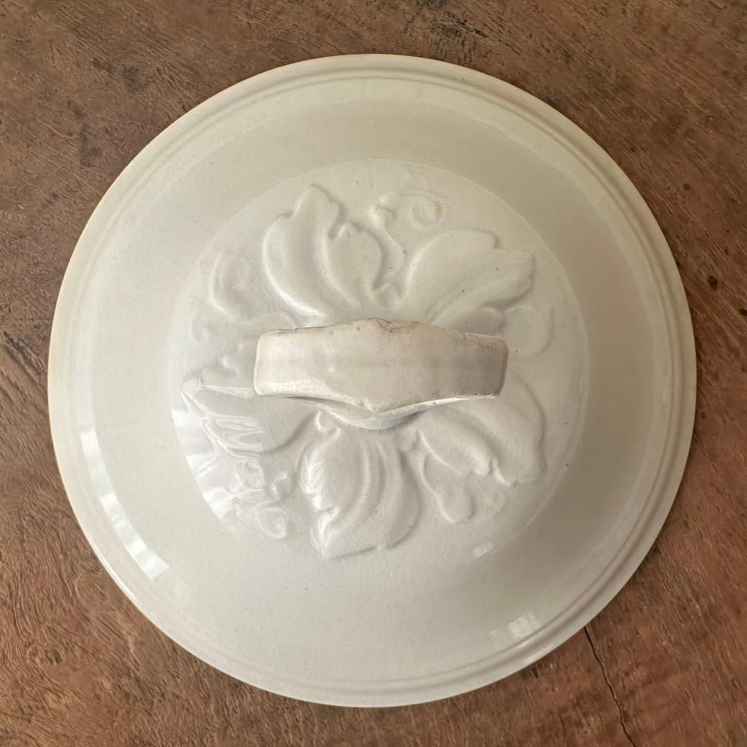 フランス アンティーク クレイユモントロー スーピエールの蓋