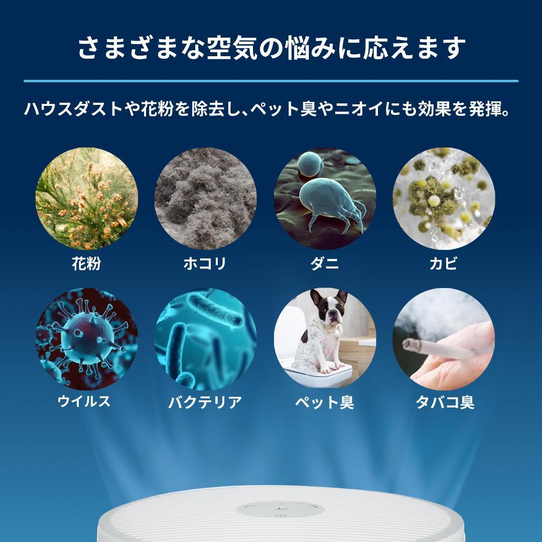 ブルーエア 空気清浄機 小型 12畳 卓上 玄関 寝室 脱臭
