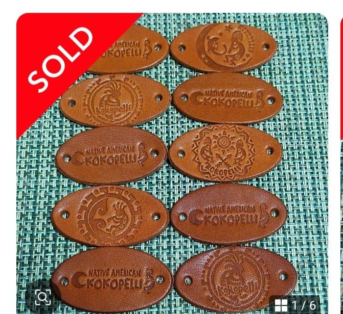 153✰︎ココペリ 3cm 本革タグ 追加オーダー2セット