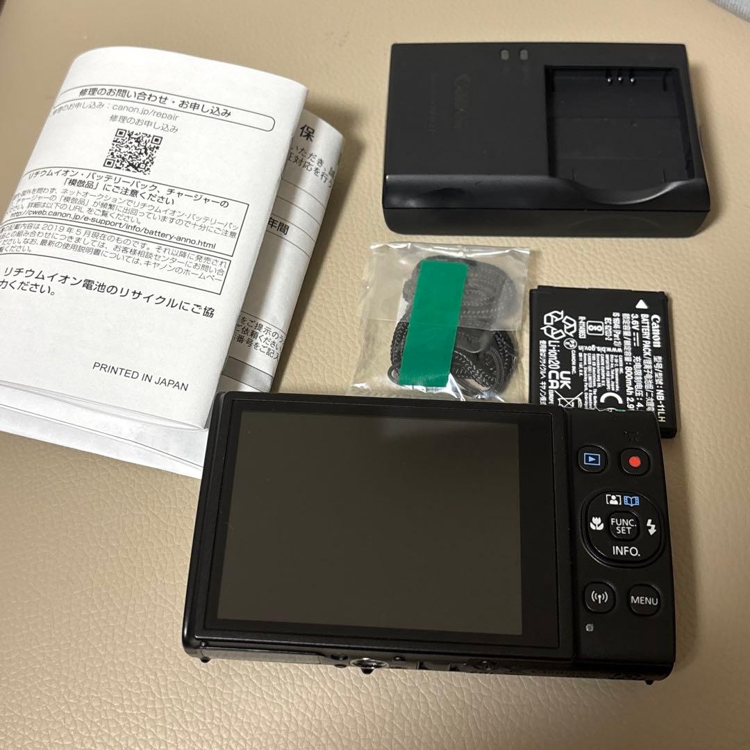 《美品》Canon IXY 650 ブラック コンパクトデジタルカメラ 付属品付
