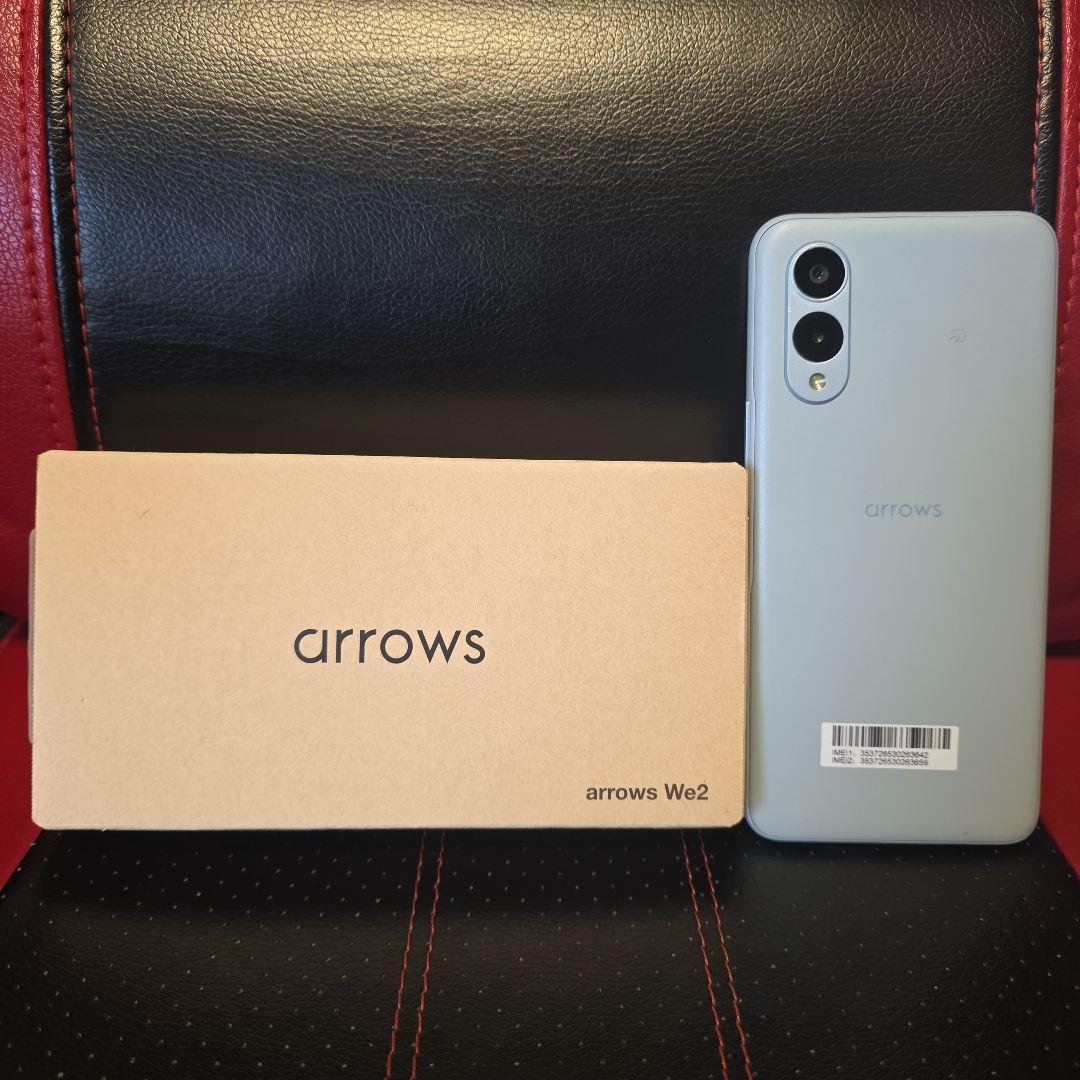 arrows FCG02 We2スマホ 64G ライトブルー