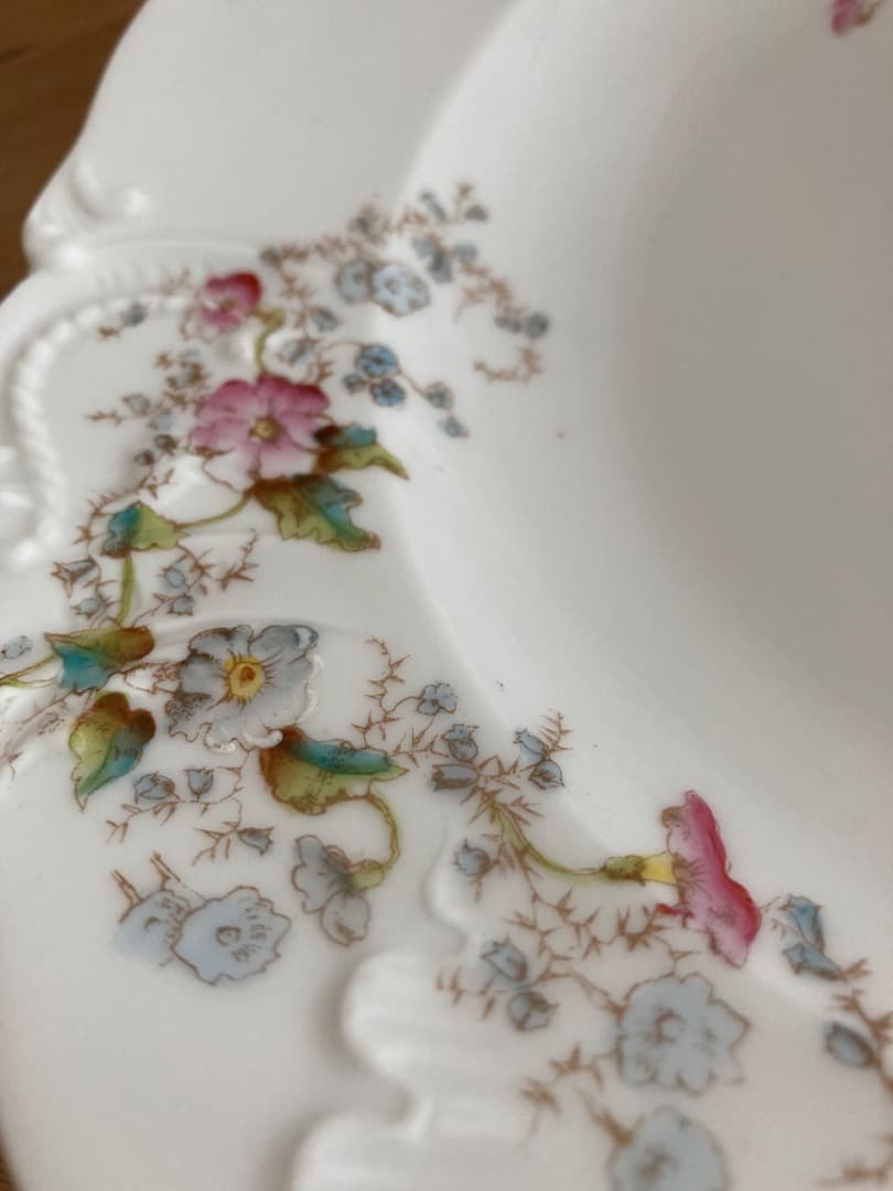 フランス　アンティーク　リモージュ　プレート　b