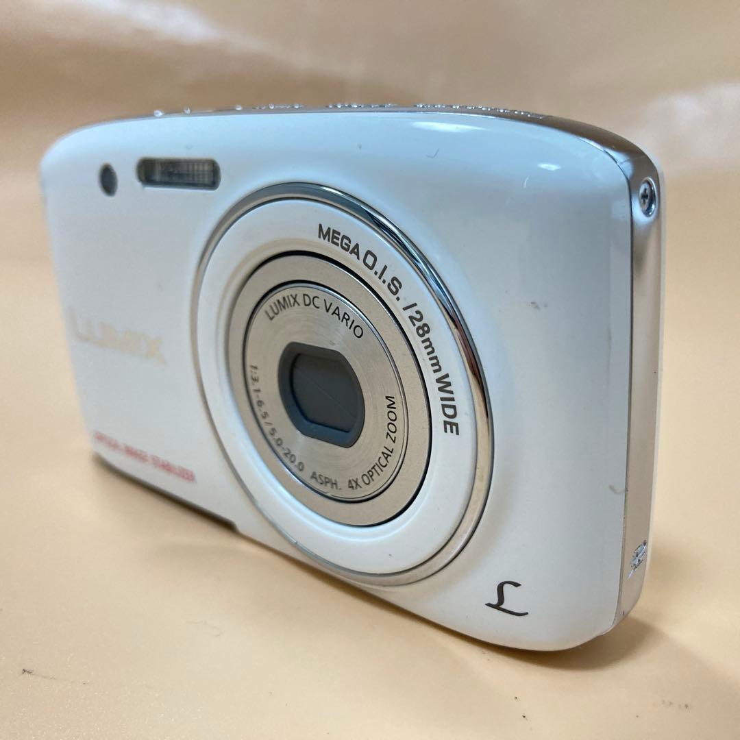◻︎SDカード付き パナソニックLUMIX DMC-S2 ホワイト色　デジカメ