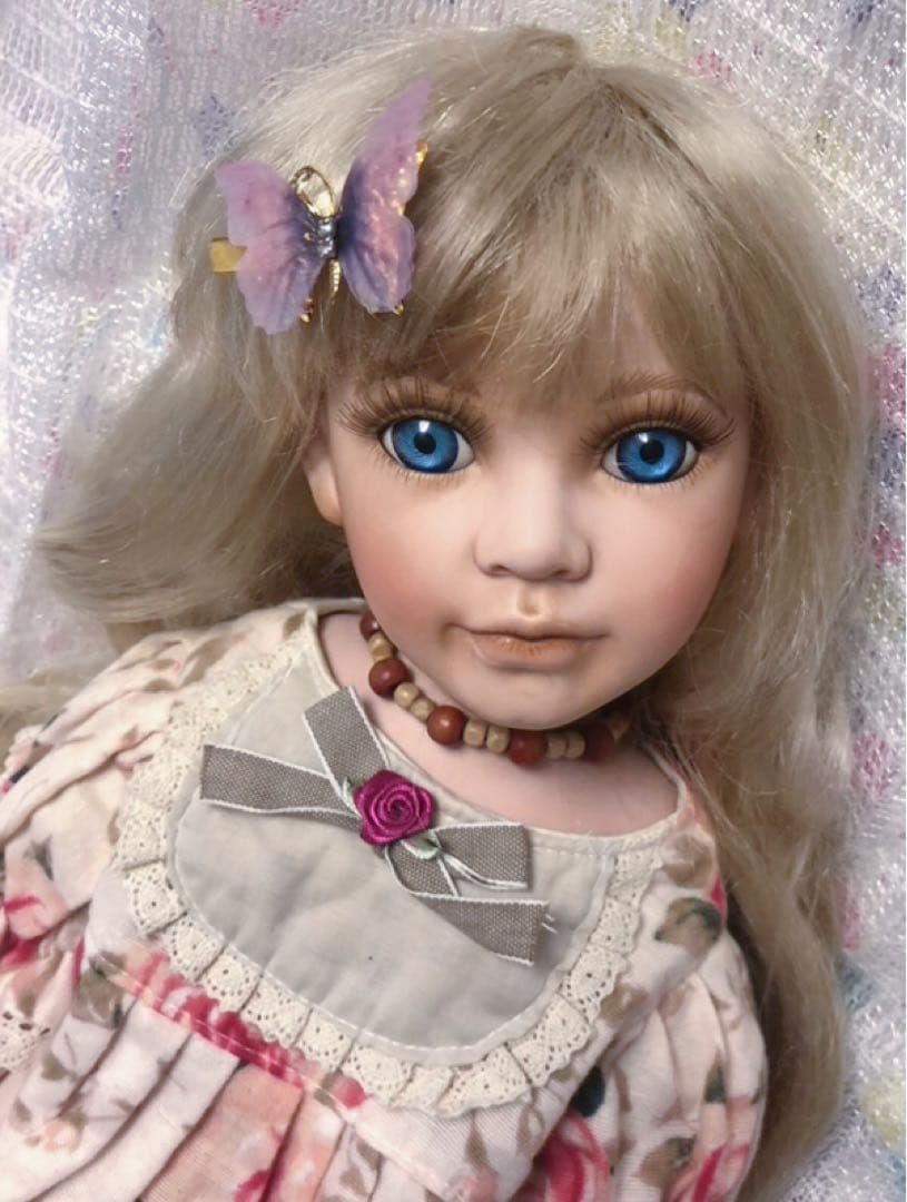 ヴィンテージ　ビスクドール　着せ替え人形　抱き人形　リボーンドール