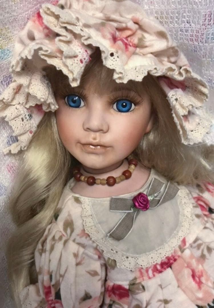 ヴィンテージ　ビスクドール　着せ替え人形　抱き人形　リボーンドール